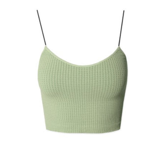 Waffle Crop Cami