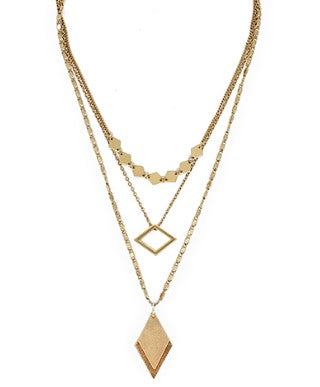 Diamond Shape Necklace Set