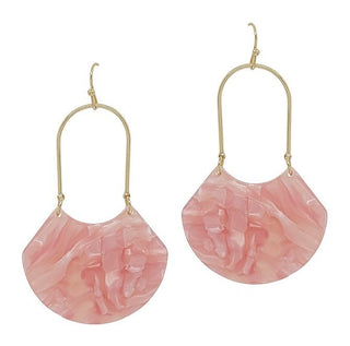 Acrylic Fanned Earrings - Bray and Em Boutique