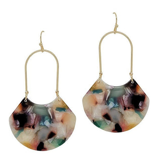 Acrylic Fanned Earrings - Bray and Em Boutique