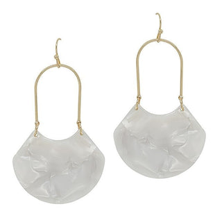 Acrylic Fanned Earrings - Bray and Em Boutique