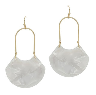 Acrylic Fanned Earrings