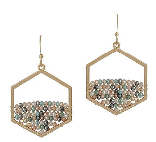 Act On It Beaded Earrings - Bray and Em Boutique