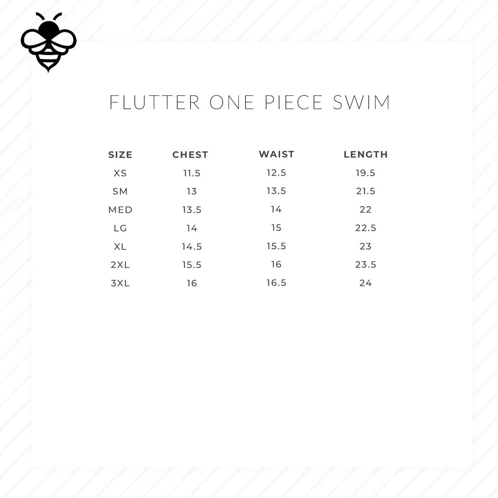 Adult Flutter Swim One Piece