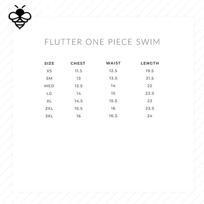 Adult Flutter Swim One Piece