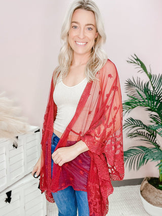 All About That Lace Kimono - Bray and Em Boutique