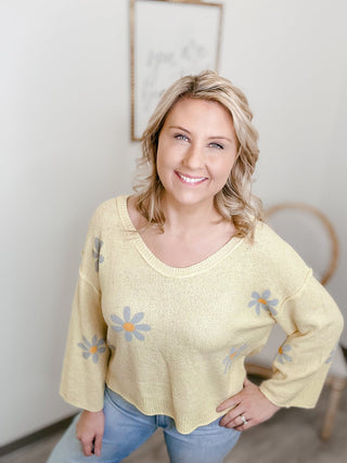 Array Of Flowers Sweater - Bray and Em Boutique