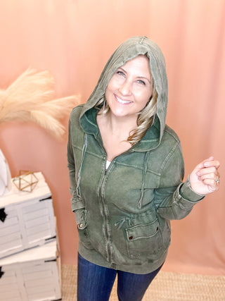 At The Start Cargo Jacket - Bray and Em Boutique