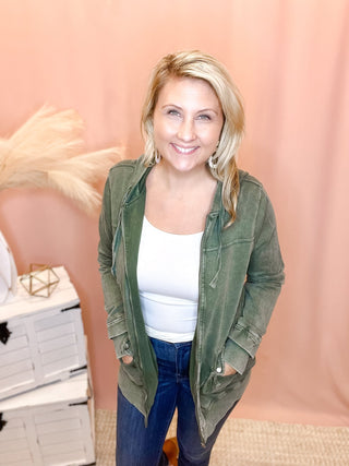 At The Start Cargo Jacket - Bray and Em Boutique