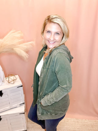 At The Start Cargo Jacket - Bray and Em Boutique