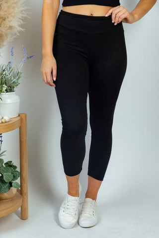 Back At It Again Solid Leggings - Bray and Em Boutique
