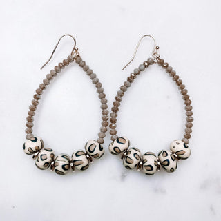 Ball/Bead Teardrop Earrings - Bray and Em Boutique