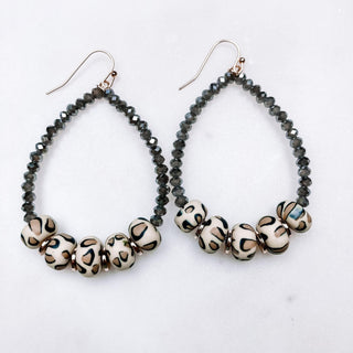 Ball/Bead Teardrop Earrings - Bray and Em Boutique