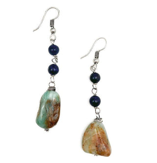 Banjara Semi - Precious Stone Earrings - Bray and Em Boutique