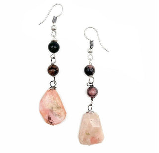 Banjara Semi - Precious Stone Earrings - Bray and Em Boutique