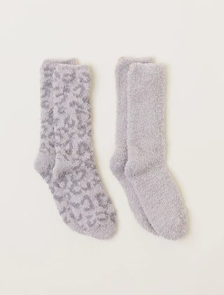 Barefoot Dreams CozyChic Barefoot in the Wild™ 2 Pair Sock Set - Bray and Em Boutique