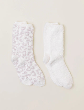 Barefoot Dreams CozyChic Barefoot in the Wild™ 2 Pair Sock Set - Bray and Em Boutique