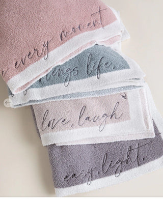 Barefoot Dreams Inspiration Embroidered Blanket - Bray and Em Boutique