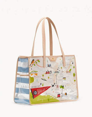 Bay Dreams Clear Beach Tote - Bray and Em Boutique