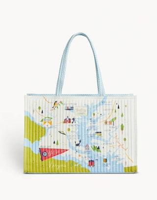 Bay Dreams Quilted Market Tote - Bray and Em Boutique