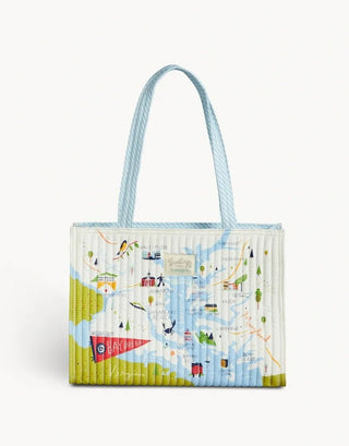 Bay Dreams Quilted Zip Tote - Bray and Em Boutique
