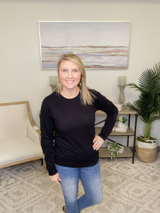 Be Flexible Long Sleeve Tee - Bray and Em Boutique