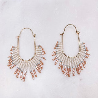Bead Fringe Earrings - Bray and Em Boutique