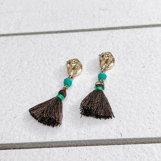 Beaded Tassel Earring - Bray and Em Boutique