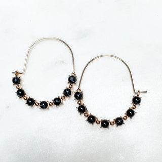 Beaded You Hoop Earrings - Bray and Em Boutique