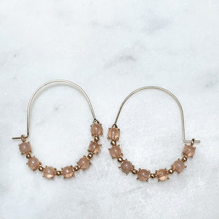 Beaded You Hoop Earrings - Bray and Em Boutique