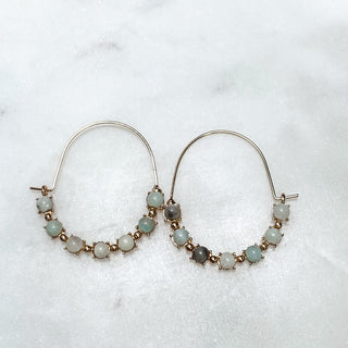 Beaded You Hoop Earrings - Bray and Em Boutique