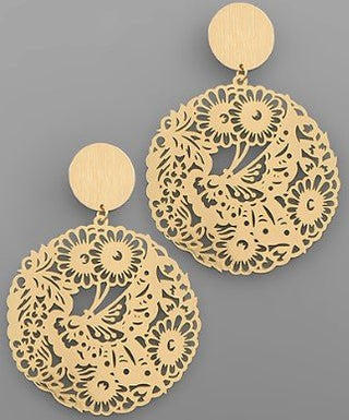 Big Filigree Earrings - Bray and Em Boutique