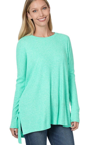 Blissfully Cozy Ribbed Sweater - Bray and Em Boutique