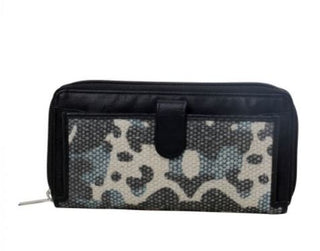 Blue Foliaged Wallet - Bray and Em Boutique