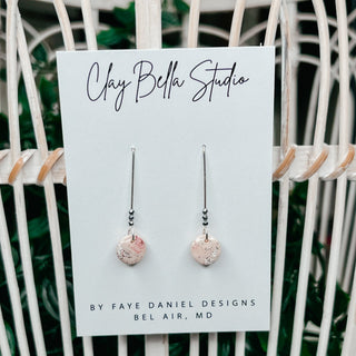 Blushing Beauty Drop Earrings - Bray and Em Boutique