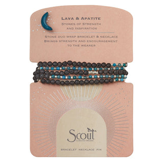 Stone Duo Wrap Bracelet