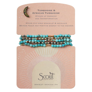 Stone Duo Wrap Bracelet