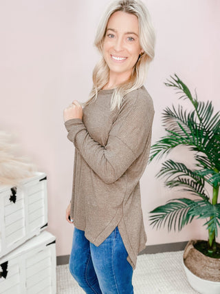 Breathe Freely Ribbed Top - Bray and Em Boutique