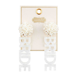Bridal Beaded Earrings - Bray and Em Boutique