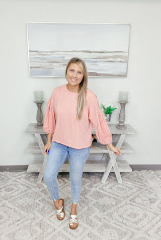 Burst Bubble Top - Bray and Em Boutique