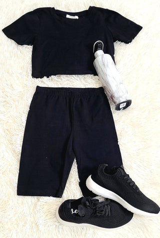 California Black Crop Set - Bray and Em Boutique