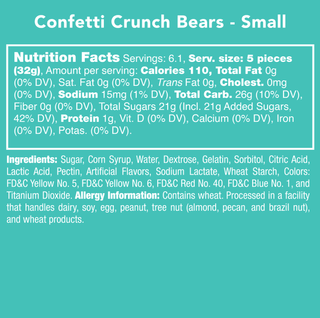 Candy Club Confetti Crunch Bears - Bray and Em Boutique