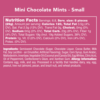 Candy Club Mini Chocolate Mints - Bray and Em Boutique