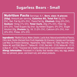 Candy Club Sugarless Bears - Bray and Em Boutique