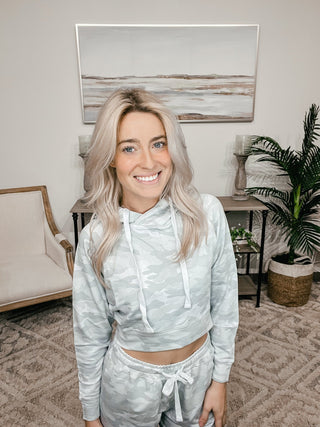 Can't Blend In Crop Hoodie - Bray and Em Boutique