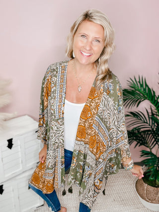 Can't Look Away Kimono - Bray and Em Boutique