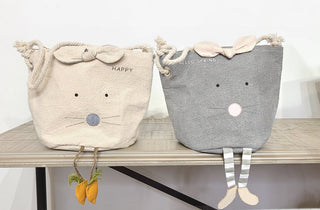Canvas Bunny Bucket - Bray and Em Boutique