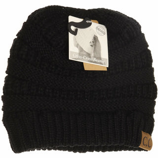 Criss-Cross Knit Beanie