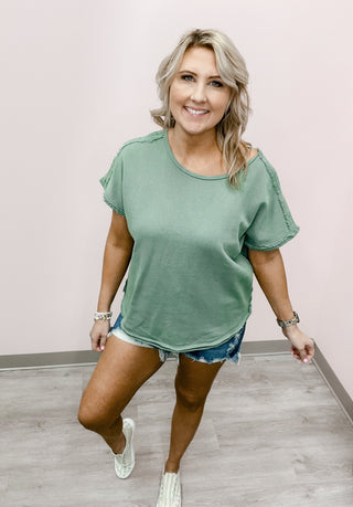 Chasing Cloud Nine Terry Top - Bray and Em Boutique