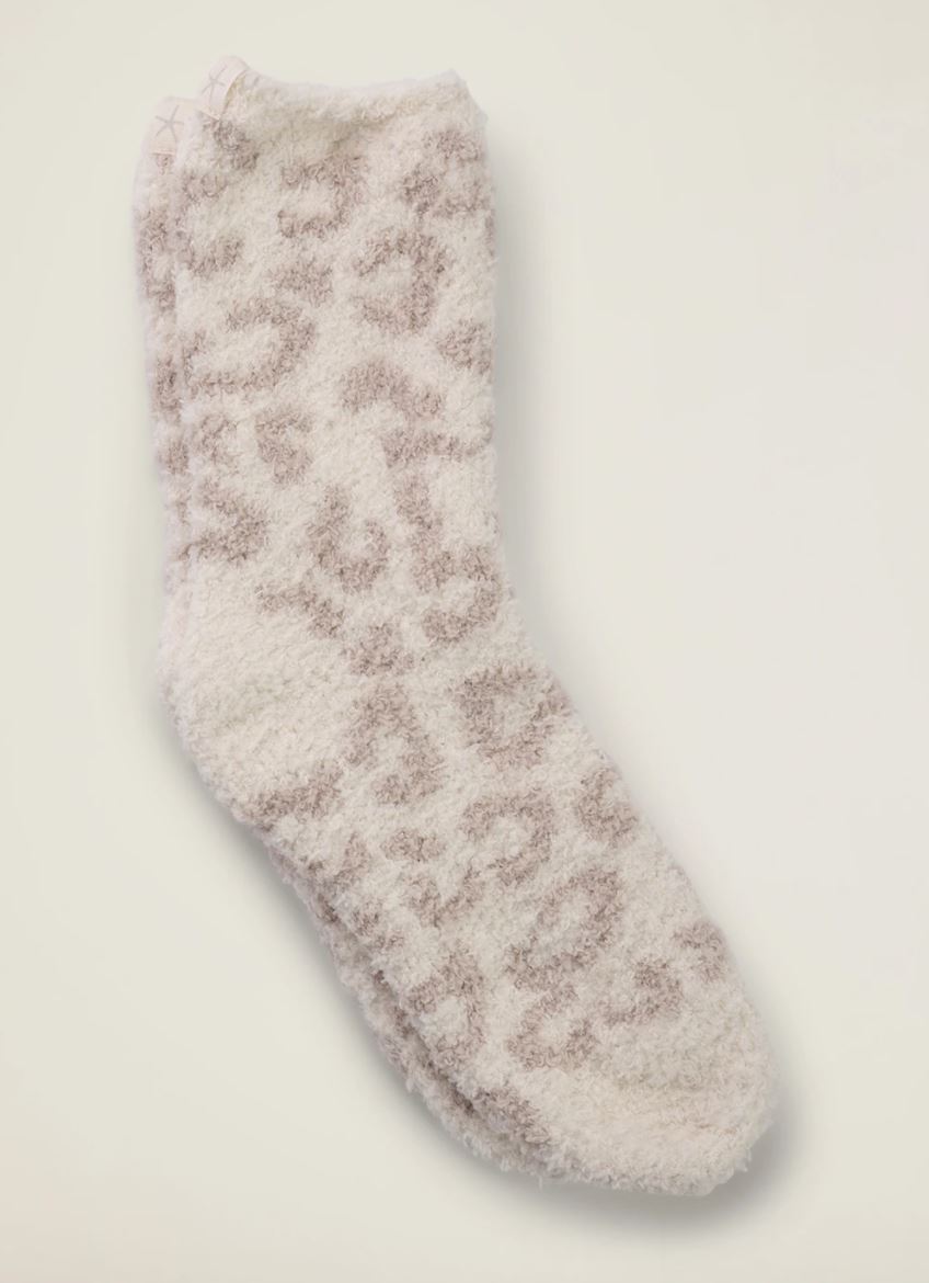 Barefoot Dreams Cheetah Socks